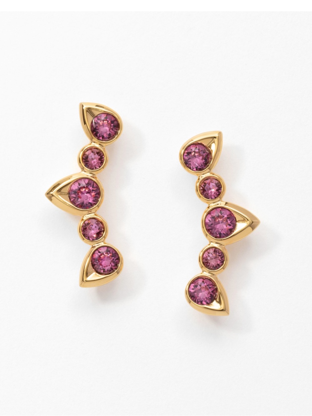 NWT Touchstone Crystal “Reach for the Sky” Ear Climbers